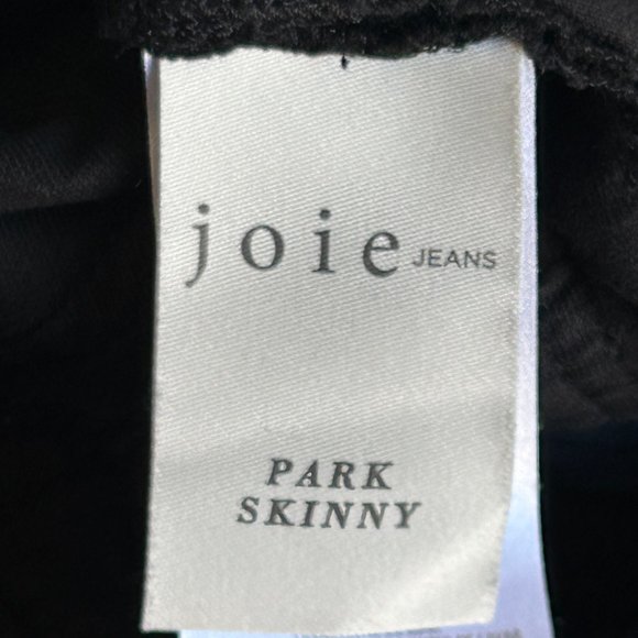 Joie Park Skinny Corduroy Pants Size 26 Black - Picture 6 of 8